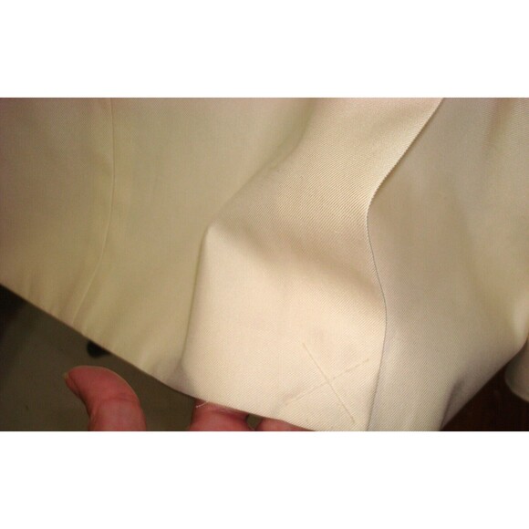 New NWT 50 IT FR Tuxedo Mens Jacket 40 US Italy Valentino Cream White Designer - Picture 14 of 16